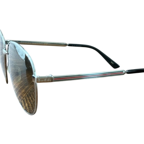 GUCCI GG138S Unisex Aviator Web Sunglasses - Picture 4 of 12